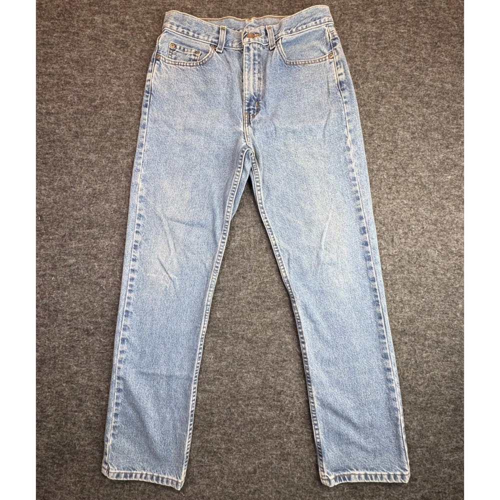 George Regular Fit Jeans Mens 29x30 Medium Blue Straight Leg 100% Cotton